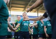 5 September 2022; Katie McCabe and team-mates after a Republic of Ireland Women training session at National Training Centre in Senec, Slovakia. Photo by Stephen McCarthy/Sportsfile