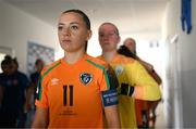 6 September 2022; Republic of Ireland captain Katie McCabe before the FIFA Women's World Cup 2023 Qualifier match between Slovakia and Republic of Ireland at National Training Centre in Senec, Slovakia. Photo by Stephen McCarthy/Sportsfile