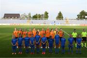 6 September 2022; Republic of Ireland players before the FIFA Women's World Cup 2023 Qualifier match between Slovakia and Republic of Ireland at National Training Centre in Senec, Slovakia. Photo by Stephen McCarthy/Sportsfile