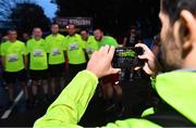6 September 2022; Runners representing RKD take a photo after competing in the Grant Thornton Corporate 5K Challenge at Kennedy Quay in Cork. Photo by Sam Barnes/Sportsfile