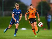 6 September 2022; Katie McCabe of Republic of Ireland and Diana Lemešová of Slovakia during the FIFA Women's World Cup 2023 Qualifier match between Slovakia and Republic of Ireland at National Training Centre in Senec, Slovakia. Photo by Stephen McCarthy/Sportsfile
