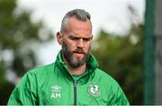 7 September 2022; Goalkeeper Alan Mannus before a Shamrock Rovers squad training session at Roadstone Sports Club in Dublin. Photo by Seb Daly/Sportsfile