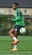 7 September 2022; Aidomo Emakhu during a Shamrock Rovers squad training session at Roadstone Sports Club in Dublin. Photo by Seb Daly/Sportsfile