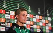 7 September 2022; Daniel Cleary during a Shamrock Rovers media conference at Tallaght Stadium in Dublin. Photo by Seb Daly/Sportsfile