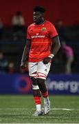 2 September 2022; Edwin Edogbo of Munster during the pre-season friendly match between Munster and London Irish at Musgrave Park in Cork. Photo by Piaras Ó Mídheach/Sportsfile