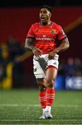 2 September 2022; Malakai Fekitoa of Munster during the pre-season friendly match between Munster and London Irish at Musgrave Park in Cork. Photo by Piaras Ó Mídheach/Sportsfile