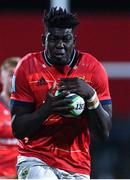2 September 2022; Edwin Edogbo of Munster during the pre-season friendly match between Munster and London Irish at Musgrave Park in Cork. Photo by Piaras Ó Mídheach/Sportsfile