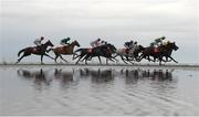 8 September 2022; A general view of runners and riders during the O´Neills Sports Handicap at the Laytown Strand Races in Laytown, Co Meath. Photo by David Fitzgerald/Sportsfile