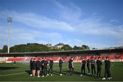 9 September 2022; The Bohemians team before the SSE Airtricity League Premier Division match between Derry City and Bohemians at The Ryan McBride Brandywell Stadium in Derry. Photo by Ramsey Cardy/Sportsfile