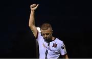 9 September 2022; Keith Ward of Dundalk during the SSE Airtricity League Premier Division match between UCD and Dundalk at UCD Bowl in Dublin. Photo by Seb Daly/Sportsfile