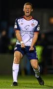 9 September 2022; Eoin Doyle of St Patrick's Athletic reacts after a missed chance during the SSE Airtricity League Premier Division match between Drogheda United and St Patrick's Athletic at Head in the Game Park in Drogheda, Louth. Photo by Piaras Ó Mídheach/Sportsfile