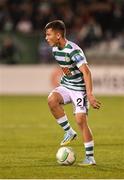 8 September 2022; Justin Ferizaj of Shamrock Rovers during the UEFA Europa Conference League group F match between Shamrock Rovers and Djurgården at Tallaght Stadium in Dublin. Photo by Seb Daly/Sportsfile