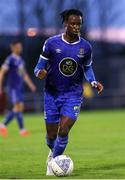 9 September 2022; Roland Idowu of Waterford during the SSE Airtricity League First Division match between Waterford and Cork City at RSC in Waterford. Photo by Michael P Ryan/Sportsfile