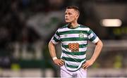 8 September 2022; Andy Lyons of Shamrock Rovers during the UEFA Europa Conference League group F match between Shamrock Rovers and Djurgården at Tallaght Stadium in Dublin. Photo by Seb Daly/Sportsfile