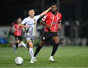 9 September 2022; Sadou Diallo of Derry City during the SSE Airtricity League Premier Division match between Derry City and Bohemians at The Ryan McBride Brandywell Stadium in Derry. Photo by Ramsey Cardy/Sportsfile