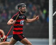 11 September 2022; Pauric Mahony of Ballygunner celebrates scoring a 17th minute goal during the Waterford County Senior Hurling Championship Final match between Mount Sion and Ballygunner at Walsh Park in Waterford. Photo by Sam Barnes/Sportsfile