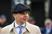 11 September 2022; Trainer Joseph O'Brien after sending out Al Riffa to win the Goffs Vincent O'Brien National Stakes on day two of the Longines Irish Champions Weekend at The Curragh Racecourse in Kildare. Photo by Seb Daly/Sportsfile