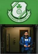 11 September 2022; David Webster of Finn Harps before the SSE Airtricity League Premier Division match between Shamrock Rovers and Finn Harps at Tallaght Stadium in Dublin. Photo by Ramsey Cardy/Sportsfile