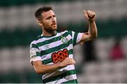 11 September 2022; Jack Byrne of Shamrock Rovers after the SSE Airtricity League Premier Division match between Shamrock Rovers and Finn Harps at Tallaght Stadium in Dublin. Photo by Ramsey Cardy/Sportsfile