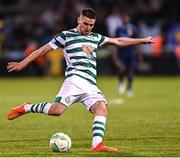 8 September 2022; Dylan Watts of Shamrock Rovers during the UEFA Europa Conference League Group F match between Shamrock Rovers and Djurgården at Tallaght Stadium in Dublin. Photo by Eóin Noonan/Sportsfile