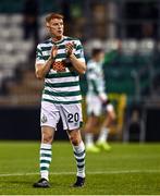 8 September 2022; Rory Gaffney of Shamrock Rovers during the UEFA Europa Conference League Group F match between Shamrock Rovers and Djurgården at Tallaght Stadium in Dublin. Photo by Eóin Noonan/Sportsfile