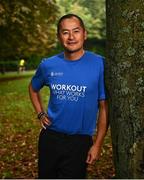 12 September 2022; Former Dublin footballer, Jason Sherlock in attendance at the launch of Sport Ireland ‘Workout What Works for You’ campaign at Albert College Park in Dublin. This campaign is supporting men over 45 to be more active and increase their daily physical activity. For tips, go to sportireland.ie/workout. Photo by David Fitzgerald/Sportsfile