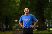 12 September 2022; Former Dublin footballer, Jason Sherlock in attendance at the launch of Sport Ireland ‘Workout What Works for You’ campaign at Albert College Park in Dublin. This campaign is supporting men over 45 to be more active and increase their daily physical activity. For tips, go to sportireland.ie/workout. Photo by David Fitzgerald/Sportsfile