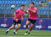 12 September 2022; Lee Barron during a Leinster Rugby squad training session at Energia Park in Dublin. Photo by Brendan Moran/Sportsfile