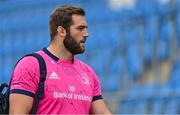 12 September 2022; Jason Jenkins arrives for Leinster Rugby squad training session at Energia Park in Dublin. Photo by Brendan Moran/Sportsfile