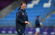 12 September 2022; Sports scientist Jack O'Brien during a Leinster Rugby squad training session at UCD in Dublin. Photo by Brendan Moran/Sportsfile