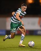 11 September 2022; Simon Power of Shamrock Rovers during the SSE Airtricity League Premier Division match between Shamrock Rovers and Finn Harps at Tallaght Stadium in Dublin. Photo by Ramsey Cardy/Sportsfile