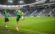 14 September 2022; Lee Grace during a Shamrock Rovers training session at KAA Gent Stadium in Gent, Belgium. Photo by Stephen McCarthy/Sportsfile