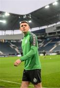 14 September 2022; Gary O'Neill during a Shamrock Rovers training session at KAA Gent Stadium in Gent, Belgium. Photo by Stephen McCarthy/Sportsfile