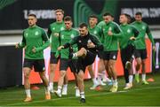 14 September 2022; Shamrock Rovers strength and conditioning coach Eoin Donnelly during a Shamrock Rovers training session at KAA Gent Stadium in Gent, Belgium. Photo by Stephen McCarthy/Sportsfile