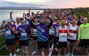 14 September 2022; Connacht Rugby player Conor Oliver, centre, and competitors before the Grant Thornton Corporate 5K Challenge at Claddagh in Galway. Photo by David Fitzgerald/Sportsfile