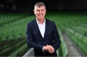 15 September 2022; Manager Stephen Kenny stands for a portrait before a Republic of Ireland squad announcement at the Aviva Stadium in Dublin. Photo by Seb Daly/Sportsfile