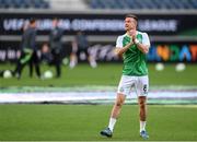 15 September 2022; Ronan Finn of Shamrock Rovers during the UEFA Europa Conference League Group F match between Gent and Shamrock Rovers at KAA Gent Stadium in Gent, Belgium. Photo by Stephen McCarthy/Sportsfile