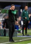 15 September 2022; Shamrock Rovers manager Stephen Bradley during the UEFA Europa Conference League Group F match between Gent and Shamrock Rovers at KAA Gent Stadium in Gent, Belgium. Photo by Stephen McCarthy/Sportsfile