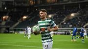 15 September 2022; Justin Ferizaj of Shamrock Rovers during the UEFA Europa Conference League Group F match between Gent and Shamrock Rovers at KAA Gent Stadium in Gent, Belgium. Photo by Stephen McCarthy/Sportsfile