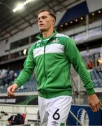 15 September 2022; Dan Cleary of Shamrock Rovers before the UEFA Europa Conference League Group F match between Gent and Shamrock Rovers at KAA Gent Stadium in Gent, Belgium. Photo by Stephen McCarthy/Sportsfile