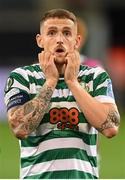 15 September 2022; Lee Grace of Shamrock Rovers after the UEFA Europa Conference League Group F match between Gent and Shamrock Rovers at KAA Gent Stadium in Gent, Belgium. Photo by Stephen McCarthy/Sportsfile