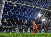 15 September 2022; Shamrock Rovers goalkeeper Alan Mannus watches the ball hit the net for the third Gent goal during the UEFA Europa Conference League Group F match between Gent and Shamrock Rovers at KAA Gent Stadium in Gent, Belgium. Photo by Stephen McCarthy/Sportsfile