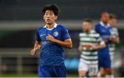 15 September 2022; Hyunseok Hong of Gent during the UEFA Europa Conference League Group F match between Gent and Shamrock Rovers at KAA Gent Stadium in Gent, Belgium. Photo by Stephen McCarthy/Sportsfile