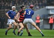 11 September 2022; Kevin Mahony of Ballygunner in action against Luke O'Brien of Mount Sion during the Waterford County Senior Hurling Championship Final match between Mount Sion and Ballygunner at Walsh Park in Waterford. Photo by Sam Barnes/Sportsfile