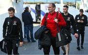 16 September 2022; Cork City manager Colin Healy arrives before the SSE Airtricity League First Division match between Galway United and Cork City at Eamonn Deacy Park in Galway. Photo by Ramsey Cardy/Sportsfile