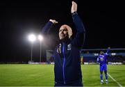 16 September 2022; Waterford head coach Danny Searle celebrates after the Extra.ie FAI Cup Quarter-Final match between Waterford and Dundalk at the RSC in Waterford. Photo by Ben McShane/Sportsfile