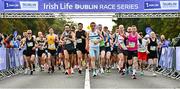 17 September 2022; A view of runners at the start of the Irish Life Dublin Half Marathon on Saturday 17th of September in the Phoenix Park, Dublin. Photo by Sam Barnes/Sportsfile