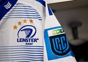17 September 2022; A Leinster jersey is seen before the United Rugby Championship match between Zebre Parma and Leinster at Stadio Sergio Lanfranchi in Parma, Italy. Photo by Harry Murphy/Sportsfile