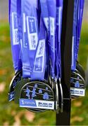 17 September 2022; Finisher medals at the Irish Life Dublin Half Marathon on Saturday 17th of September in the Phoenix Park, Dublin. Photo by Sam Barnes/Sportsfile