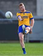 17 September 2022; Conor McHugh of Na Fianna kicks a free during the Dublin County Senior Club Football Championship Quarter-Final match between Na Fianna and Whitehall Colmcille at Parnell Park in Dublin. Photo by Ben McShane/Sportsfile